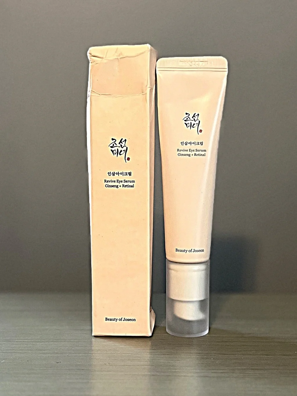 K-Beauty EYE SERUM NIB Beauty of Joseon REVIVE Retinal Hydrating Ginsing Firming
